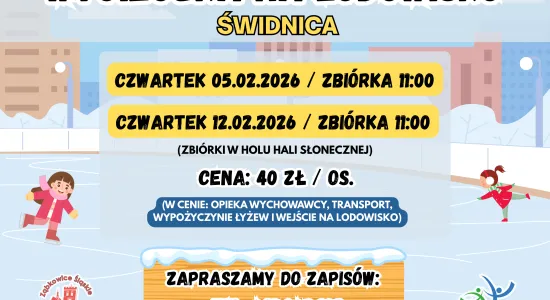 wycieczka na lodowisko