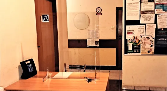 pętla indukcyjna w Ośrodku Pomocy Społeczne