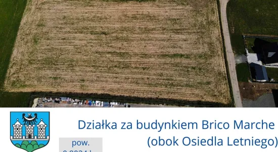 Działki za Zakładem Gospodarki Komunalnej, przy ul. Rubinowe