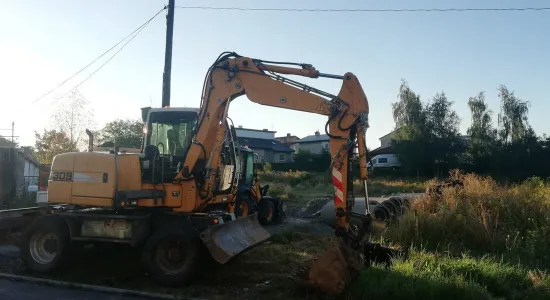przebudowa kanalizacji deszczowej ul Ziębick