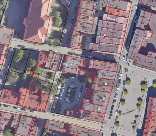 mapa z wizualizacją położenia garażu