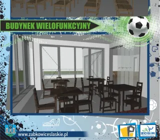 budynek wielofunckyjny z zewnątr