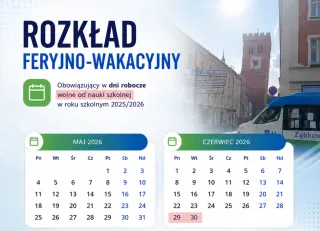 rozkład feryjno-wakacyjny