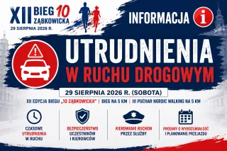 utrudnienia w ruchu XII bieg