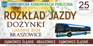 rozkład jazdy dożynki Braszowice 2024 KAFELEK