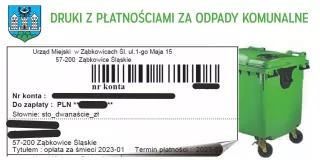 druczki śmieci komunikat KAFELEK