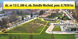 działka przy basenie kafelek