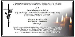 kondolencje Bronisław Dominik