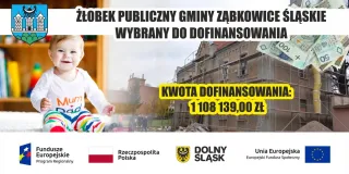 PROJEKT ŻŁOBEK WYBRANY DO DOFINANSOWANIA