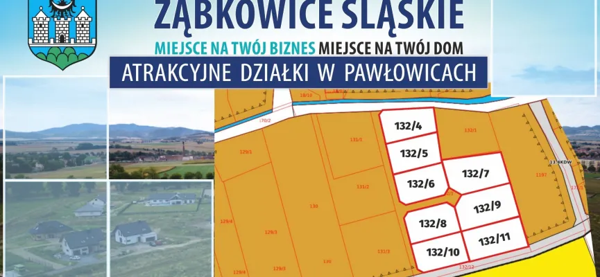 działki Pawłowice kafelek