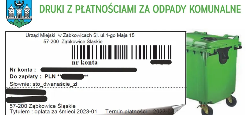 druczki śmieci komunikat KAFELEK