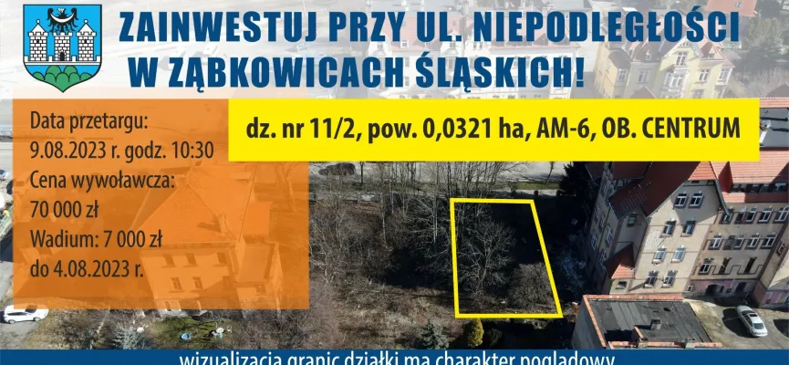 działka przy niepodległości lipiec 2023
