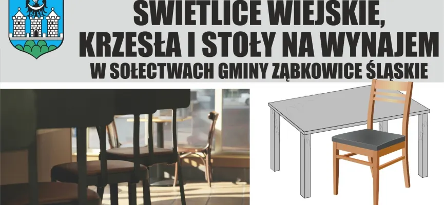 ŚWIETLICE, stoły krzesła