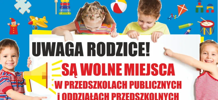 wolne miejsca w przedszkolach KAFELEK