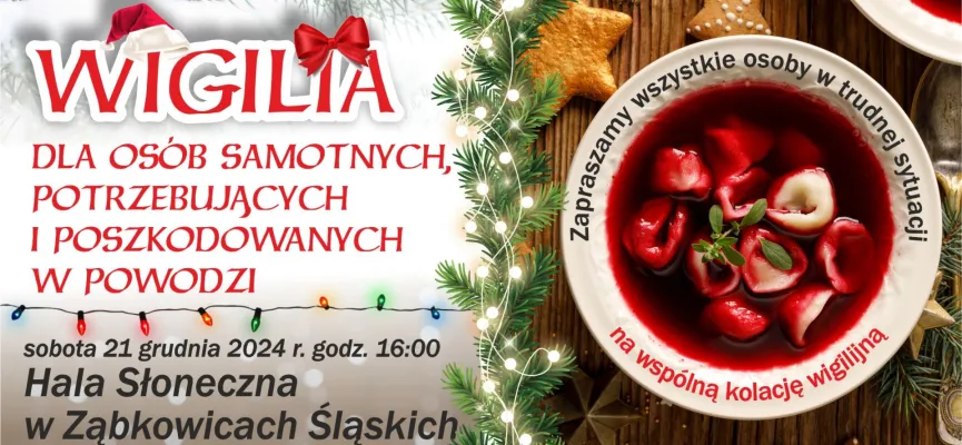wigilia dla samotnych i potrzebujących 2024 KAFELEK