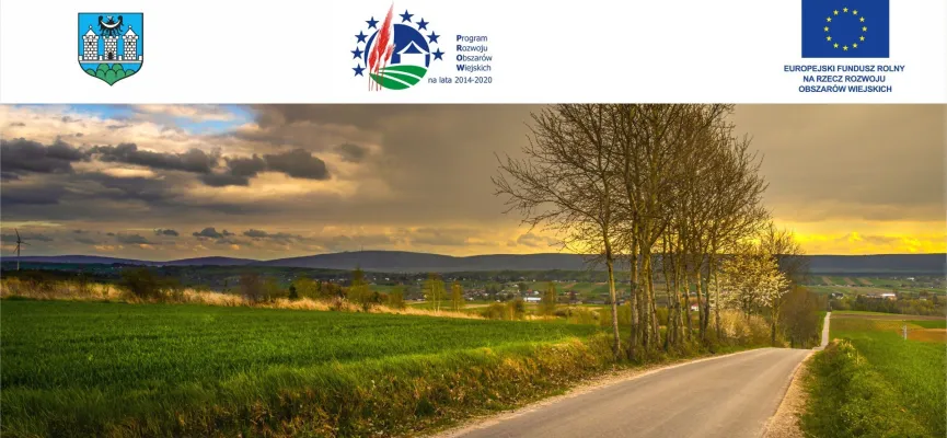 DROGA WIEJSKA Z LOGOTYPAMI