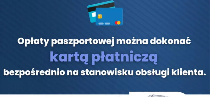 opłata paszportowa kartą