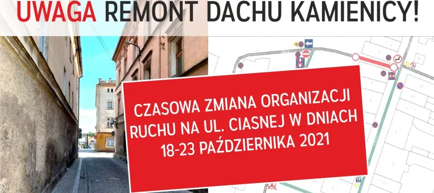 kafelek zmiana organizacji ruchu