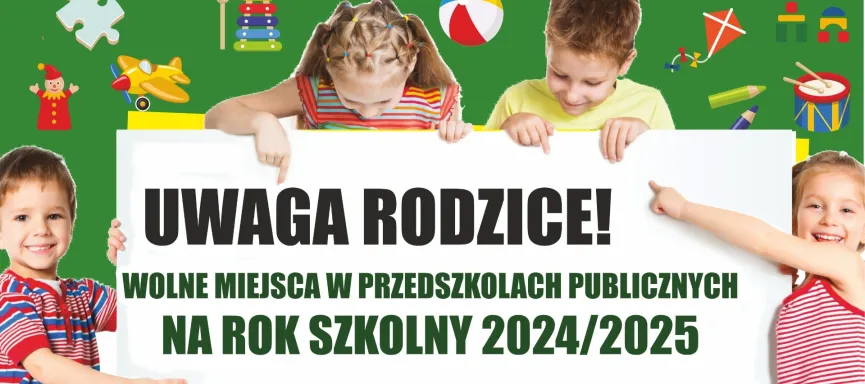 wolne miejsca w przedszkolach 2024 kafelek