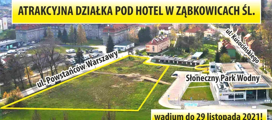 działka przy basenie przetarg grudzień 2021 kafelek