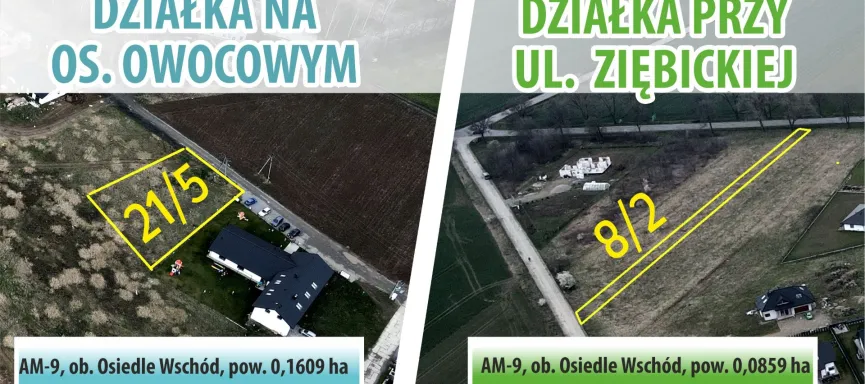 KAFELEK DWIE DZIAŁKI NA OWOCOWYM