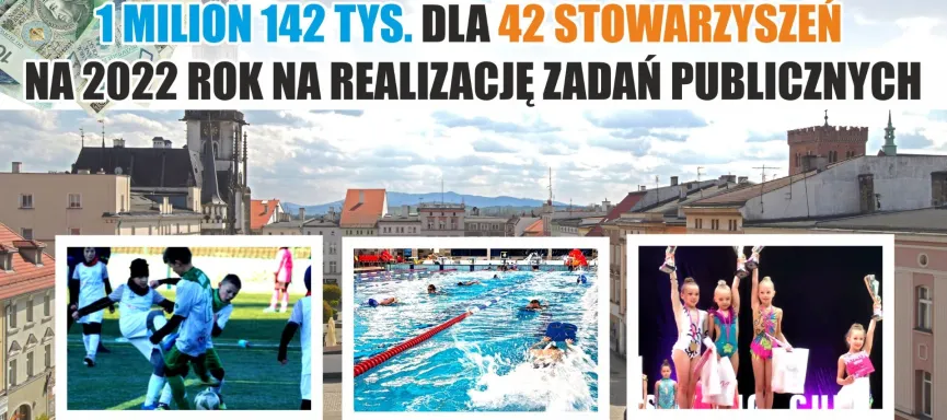 ponad milion dla stowarzyszeń