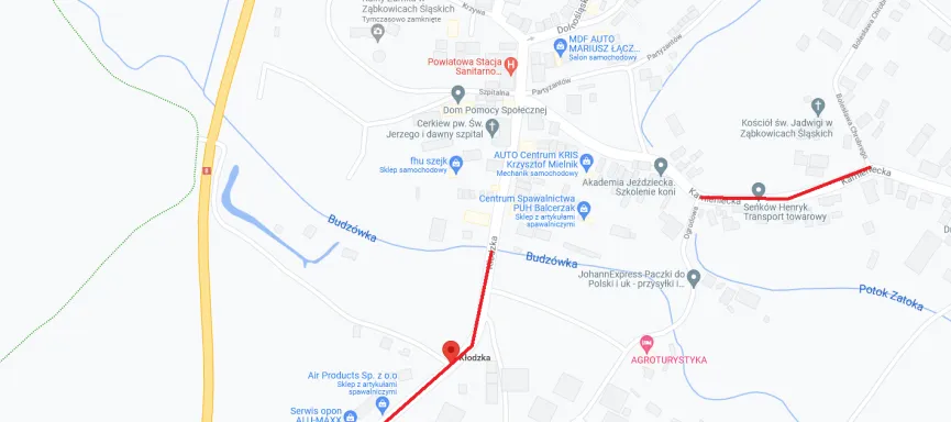 Zabudowa konstrukcji utrudnienia w ruchu